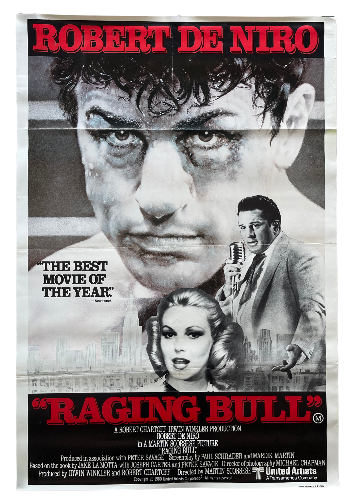 Raging Bull - Robert De Niro - One Sheet