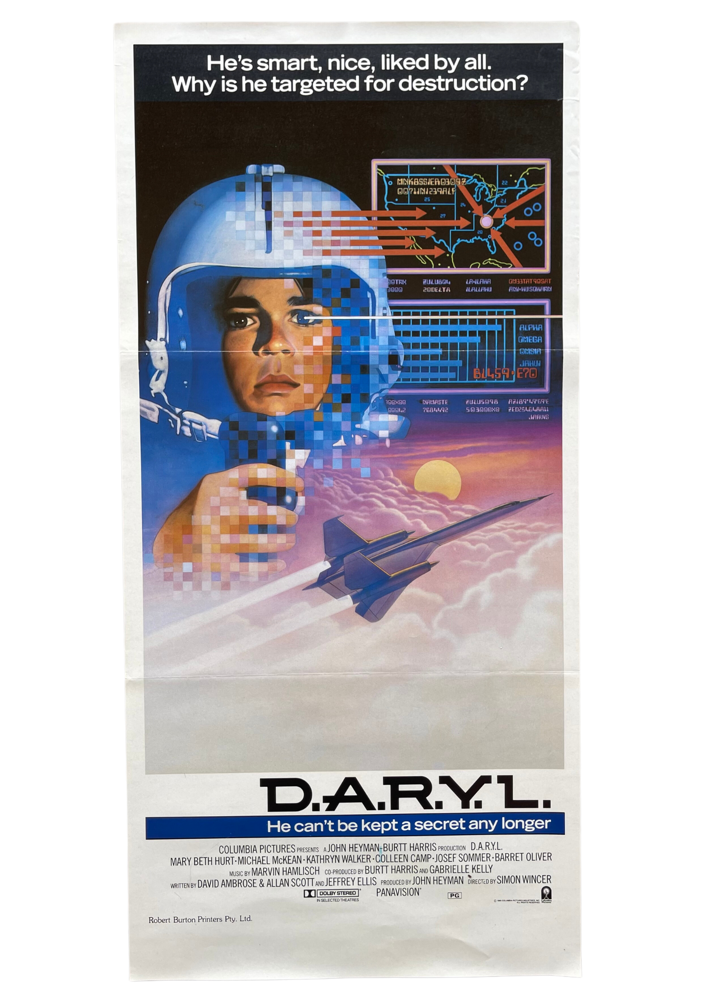 D.A.R.Y.L (1985)- Daybill