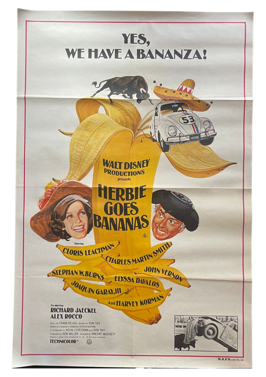 Herbie Goes Bananas (1980) - One Sheet