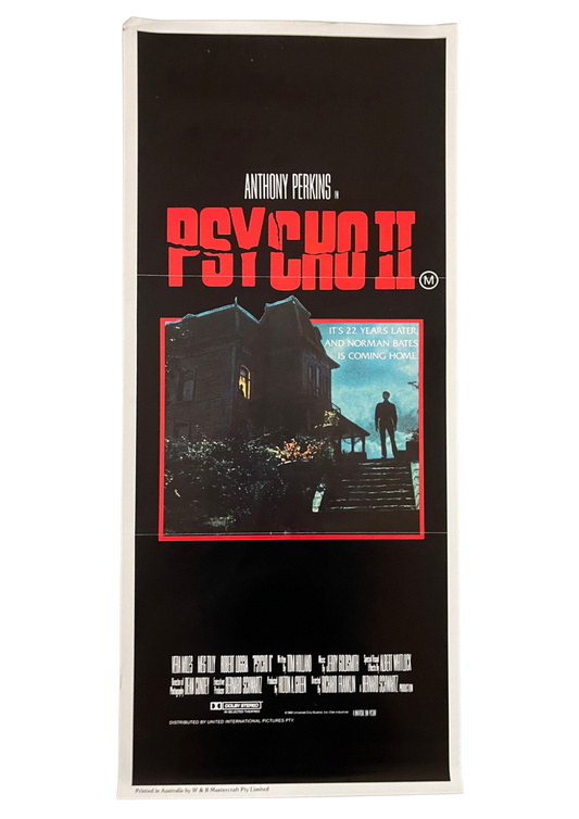 Psycho II (1983)- Daybill