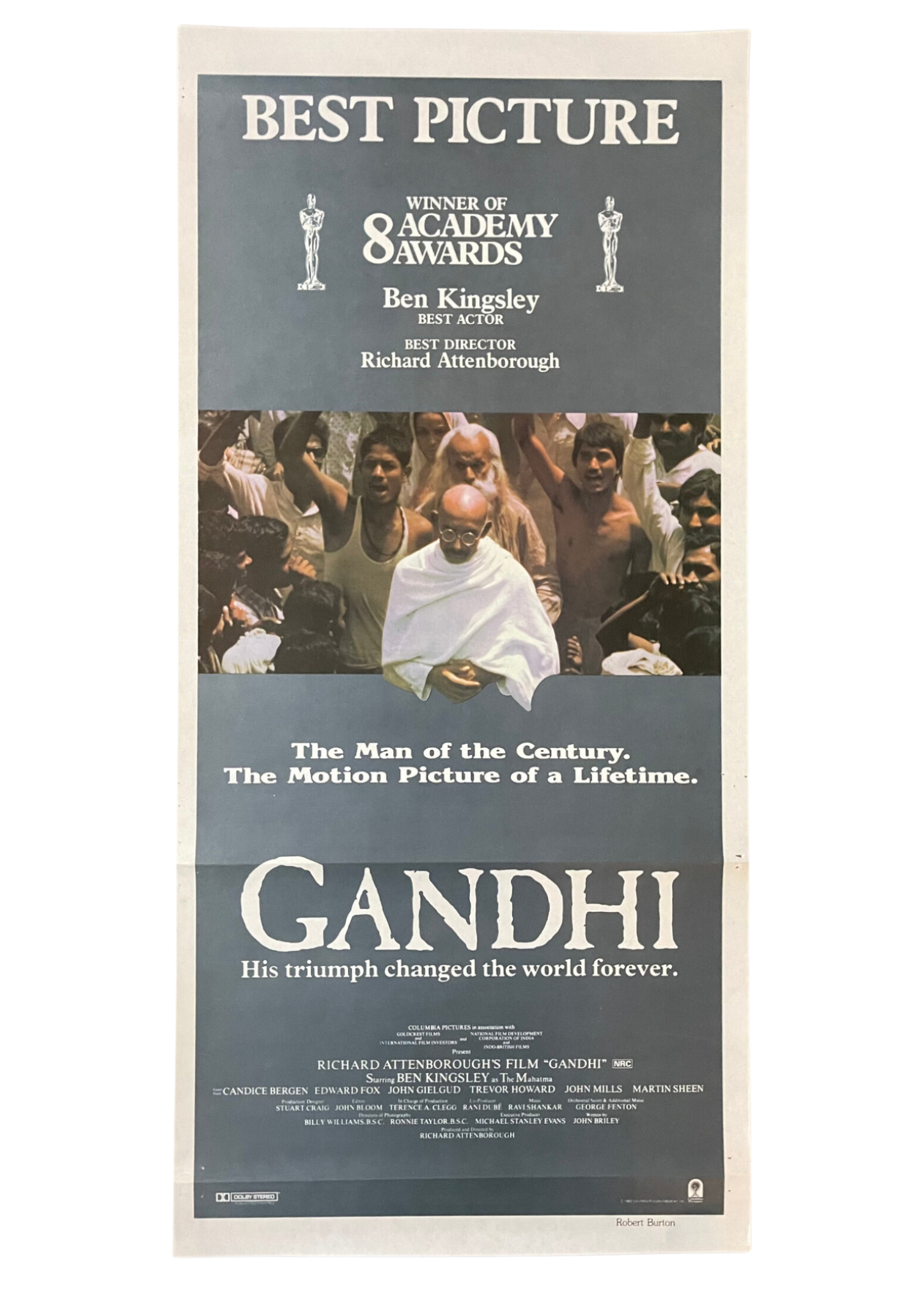 Gandhi (1982) Ben Kingsley - Daybill