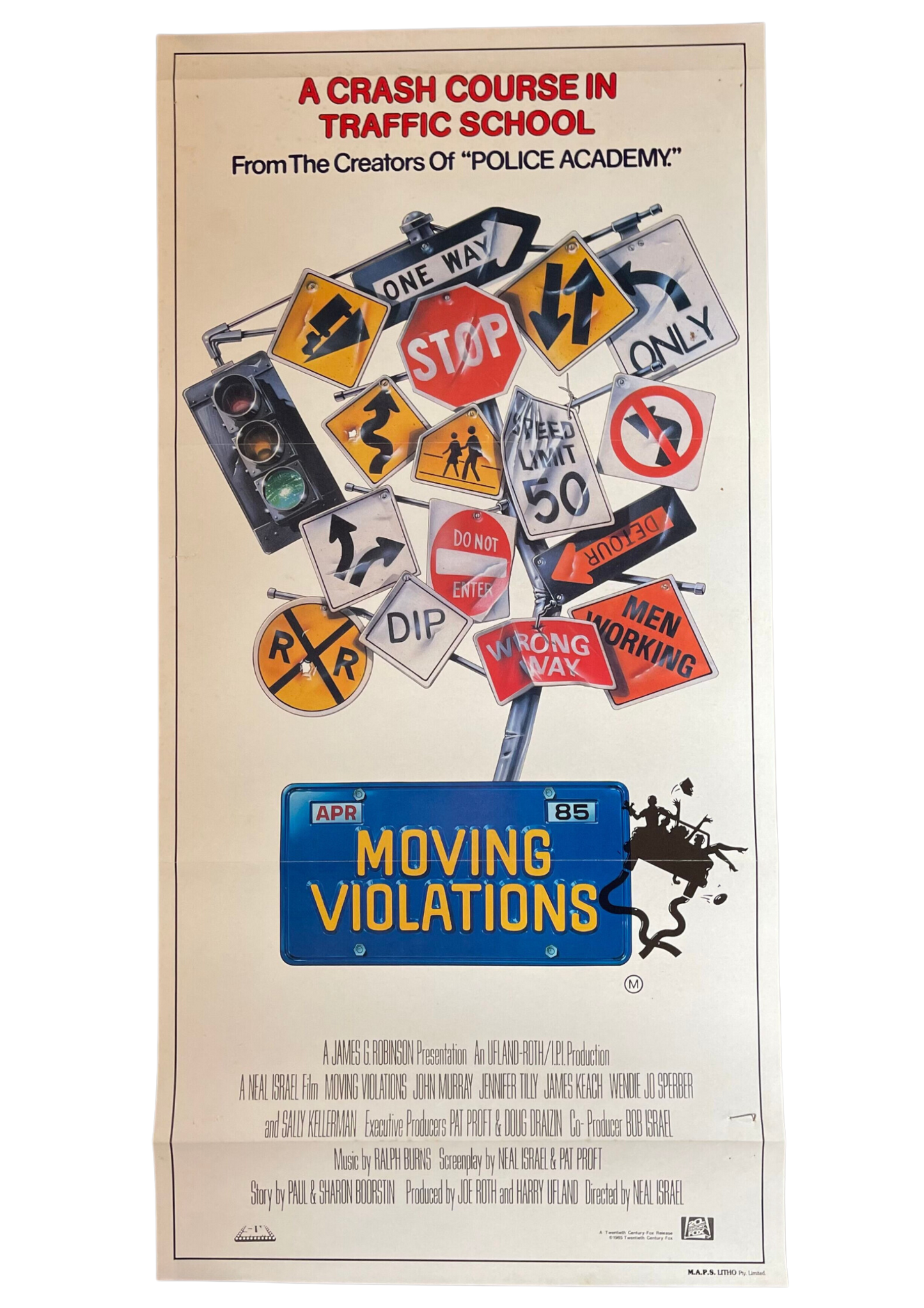 Moving Violations (1985) - Daybill