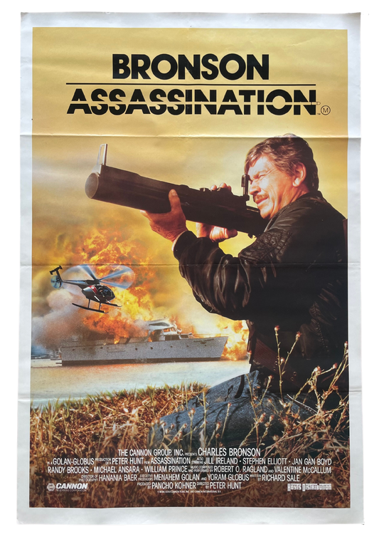 Assassination (1987) Charles Bronson - One Sheet