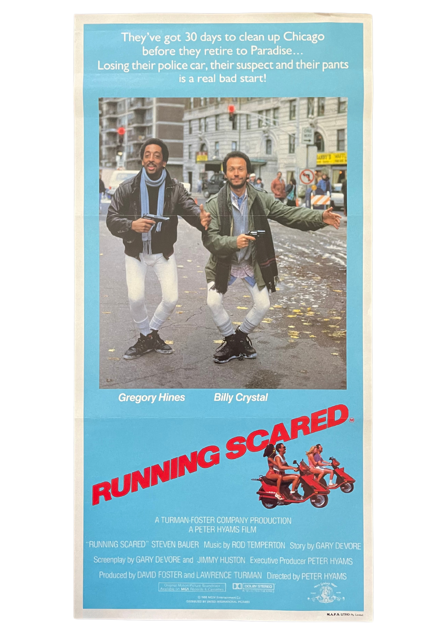 Running Scared (1986) - Daybill
