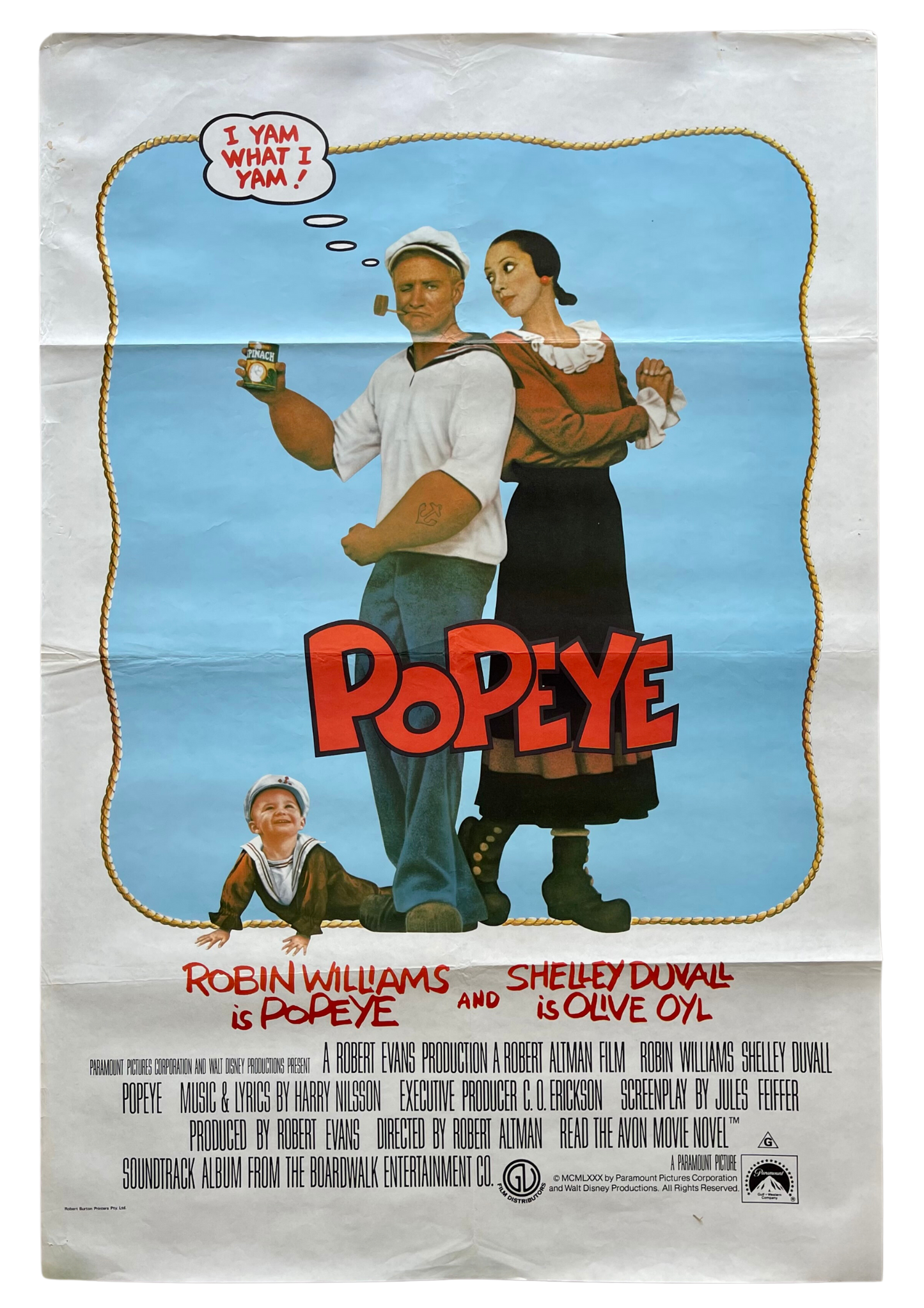 Popeye (1980) - One Sheet