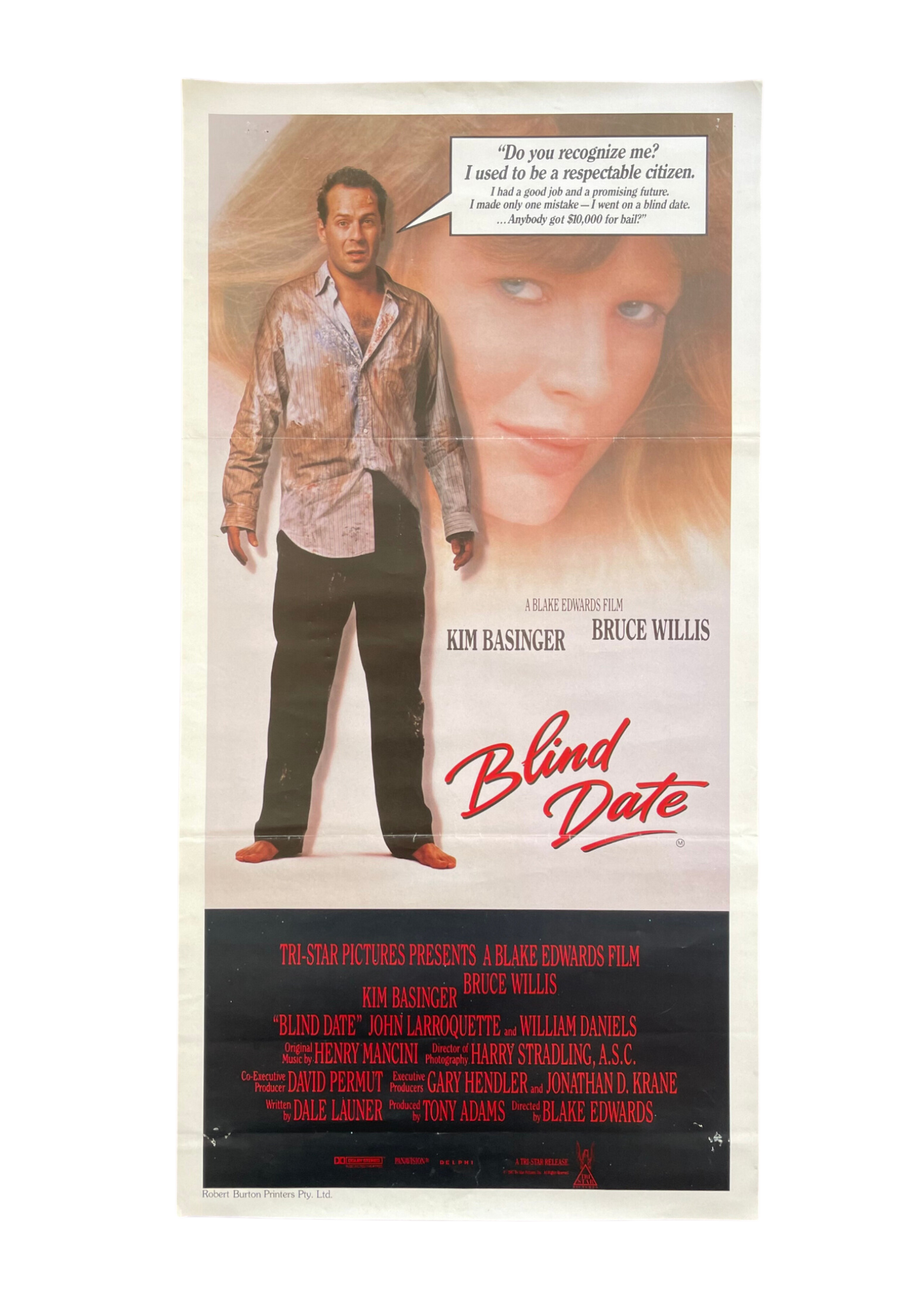 Blind Date (1987) - Daybill