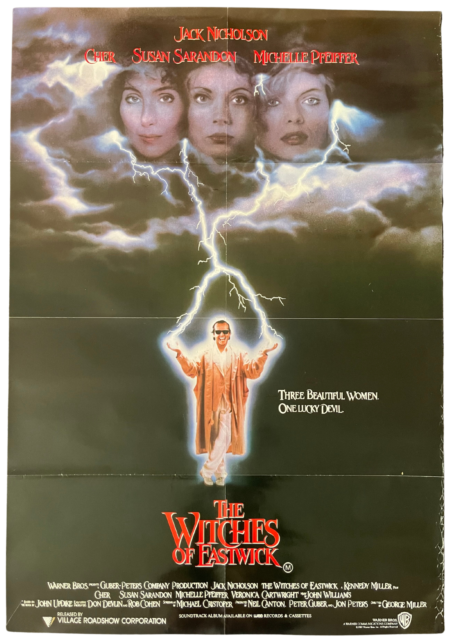 The Witches of Eastwick (1987) - One Sheet