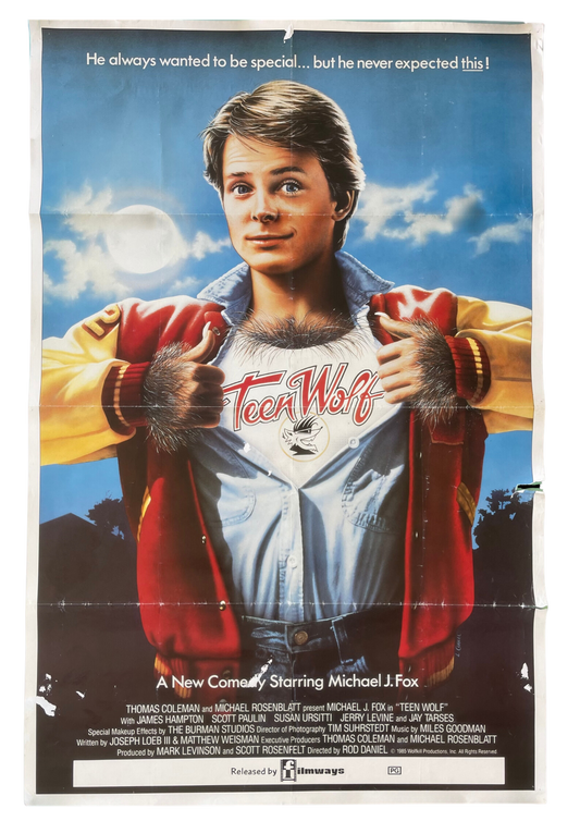 Teen Wolf (1985) - One Sheet