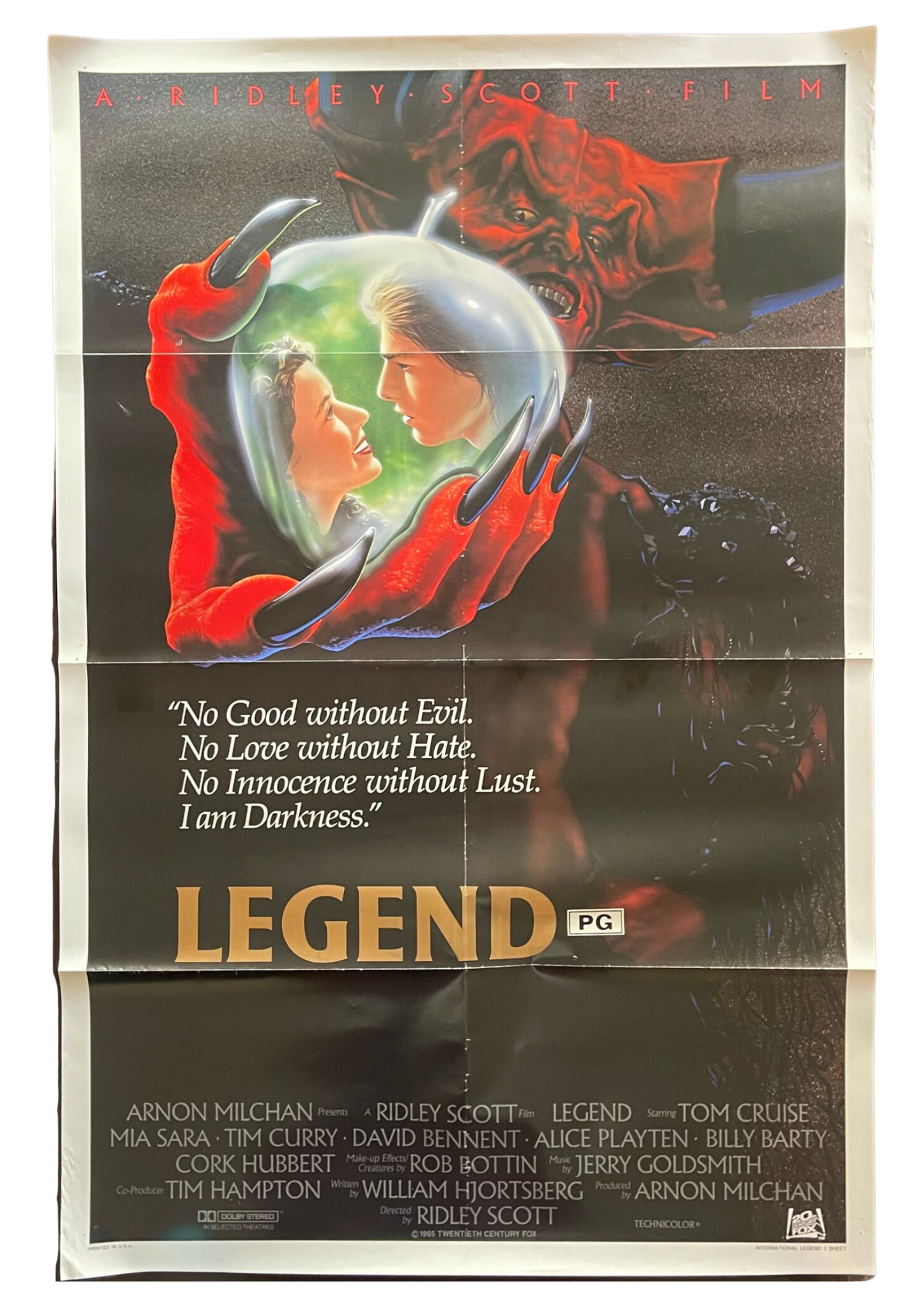 Legend (1985) Ridley Scott - One Sheet