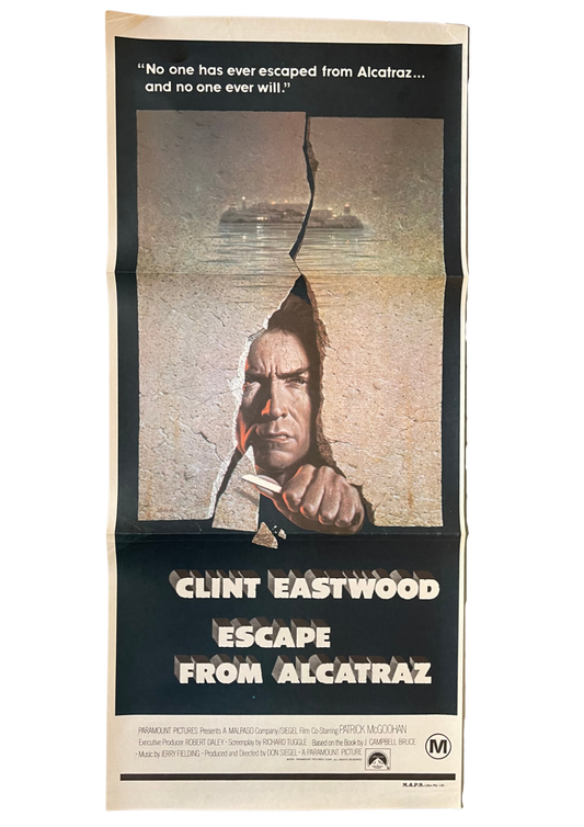 Escape From Alcatraz (1979) Clint Eastwood - Daybill