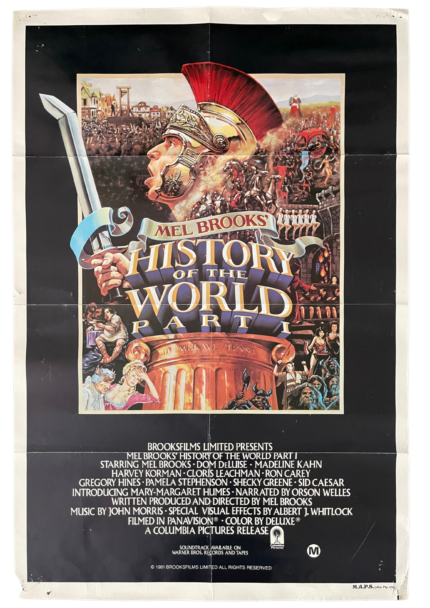 History of The World Part I (1981) - One Sheet