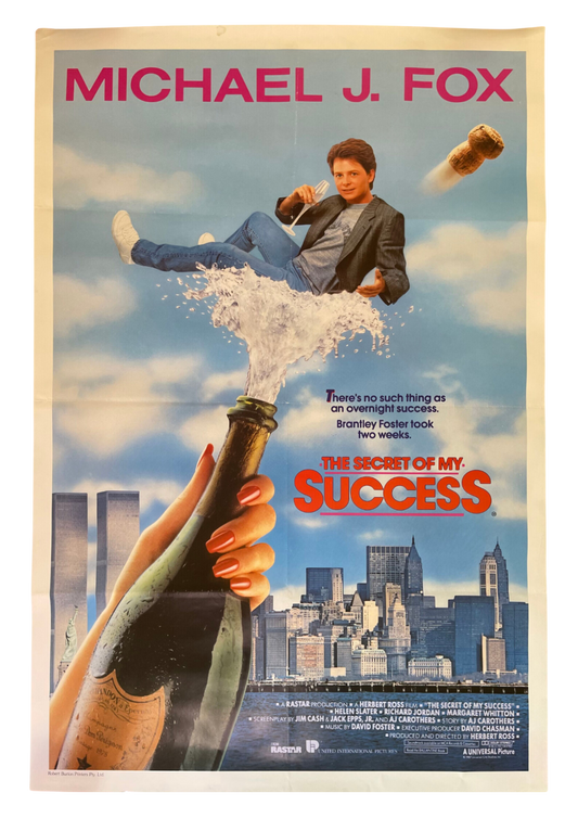 The Secret Of My Success (1987) Michael J. Fox - One Sheet