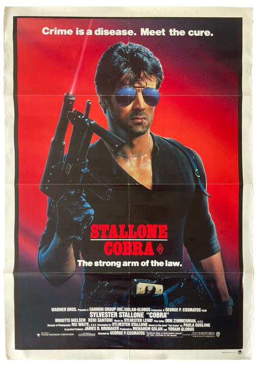 Cobra (1986) Sylvester Stallone - One Sheet