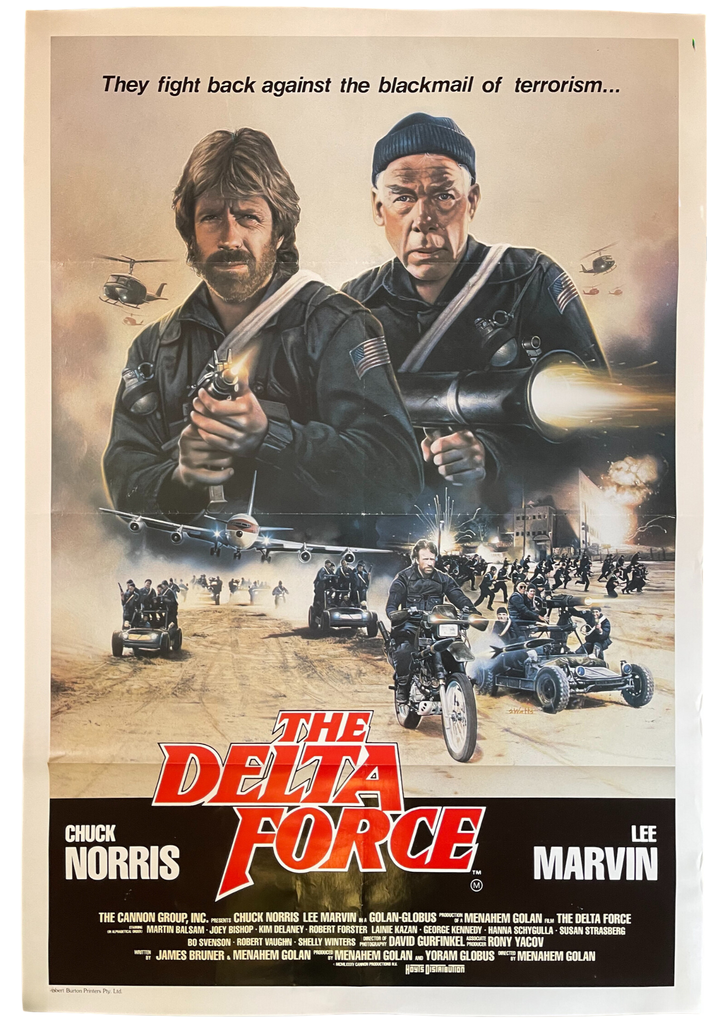 The Delta Force (1986) Chuck Norris - One Sheet