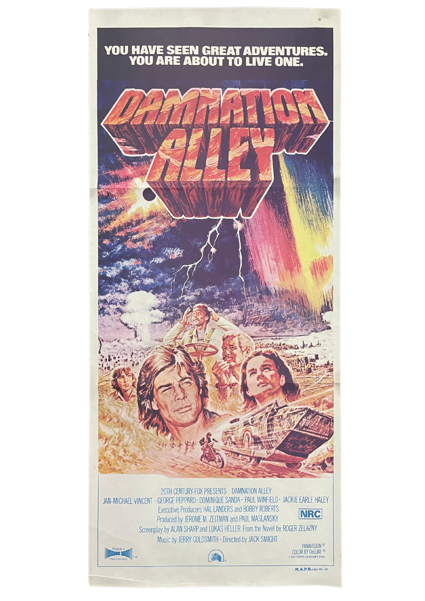 Damnation Alley (1977) - Daybill