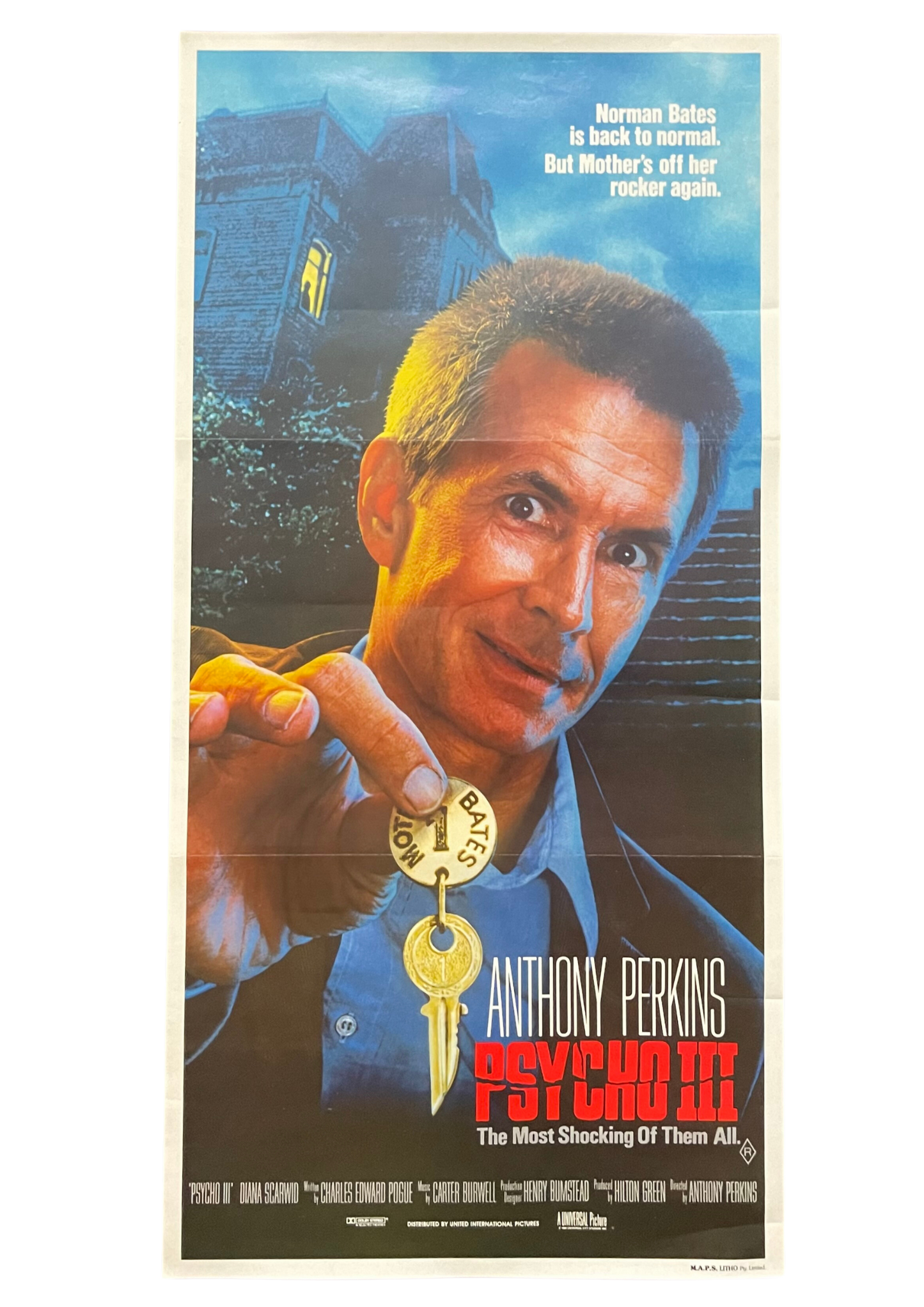 Psycho III (1986) - Daybill