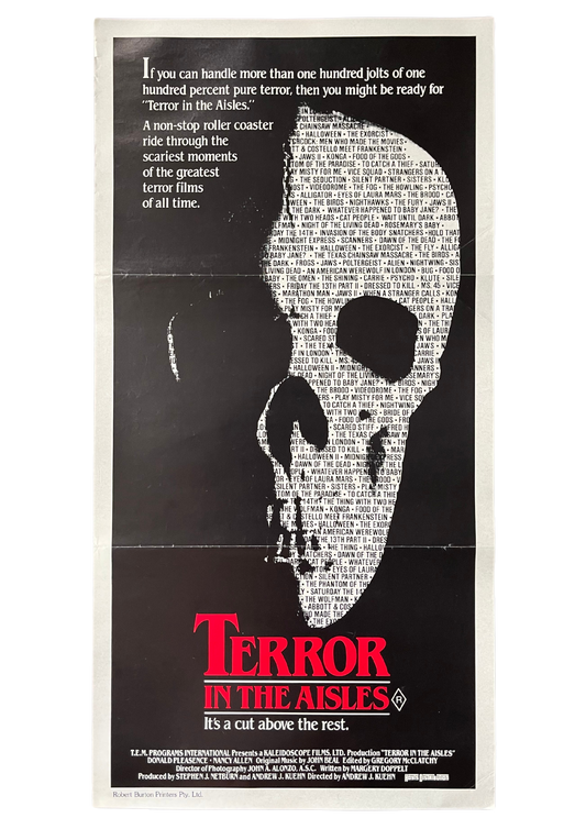 Terror In The Aisles (1984) - Daybill