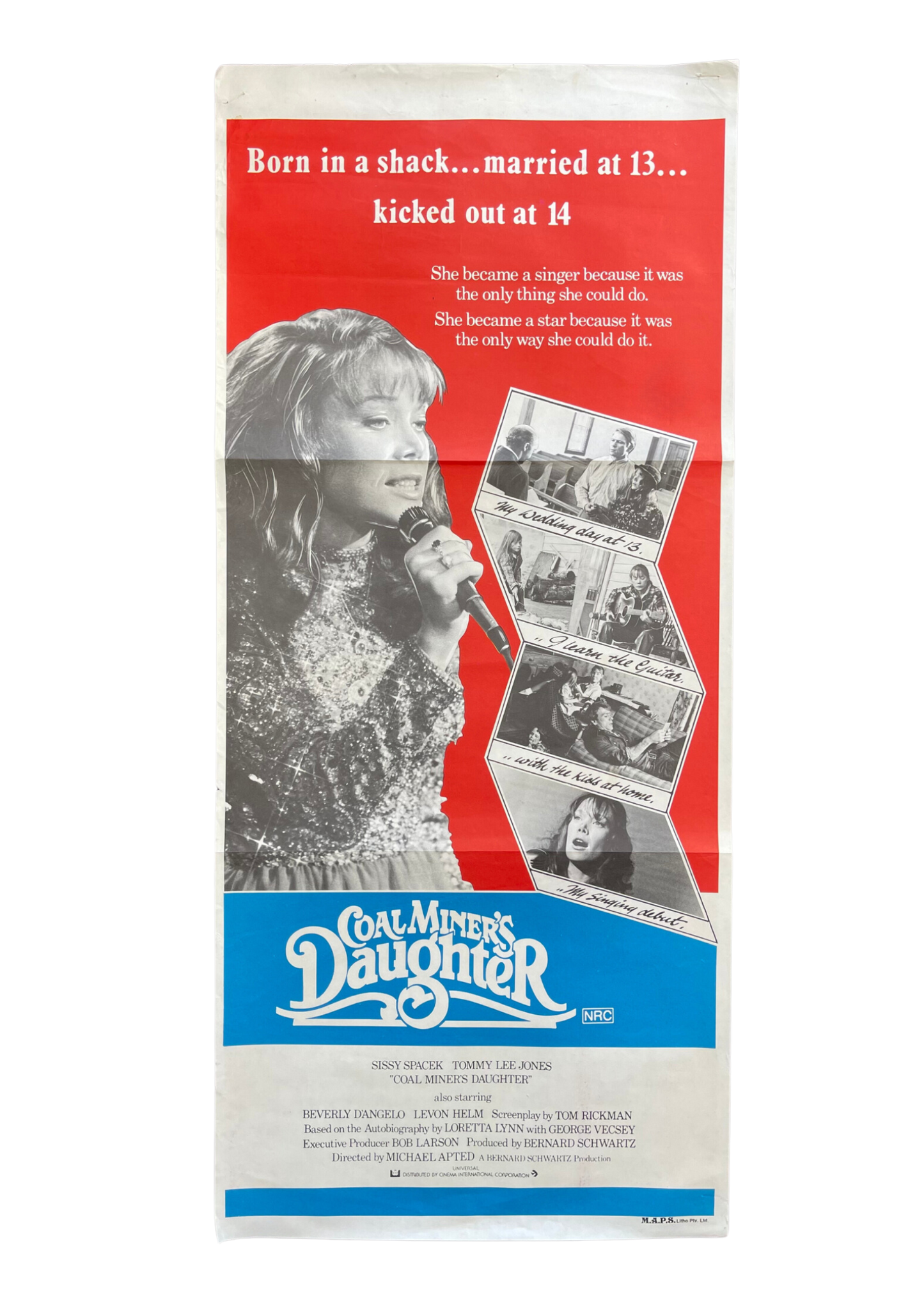 The Coal Miners Daughter (1980) - Daybill