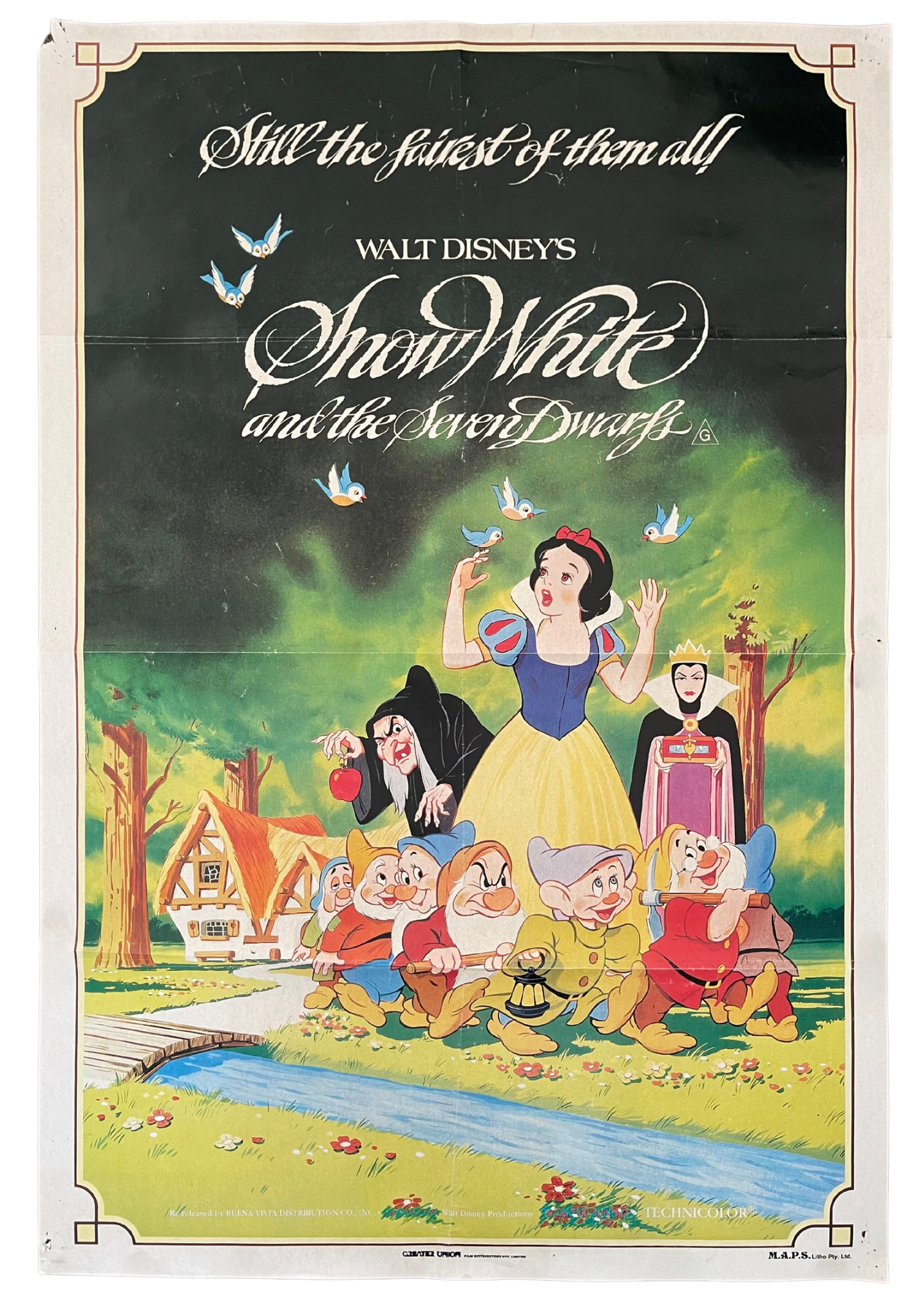 Snow White And the Seven Dwarfs (1983 Reissue) - One Sheet