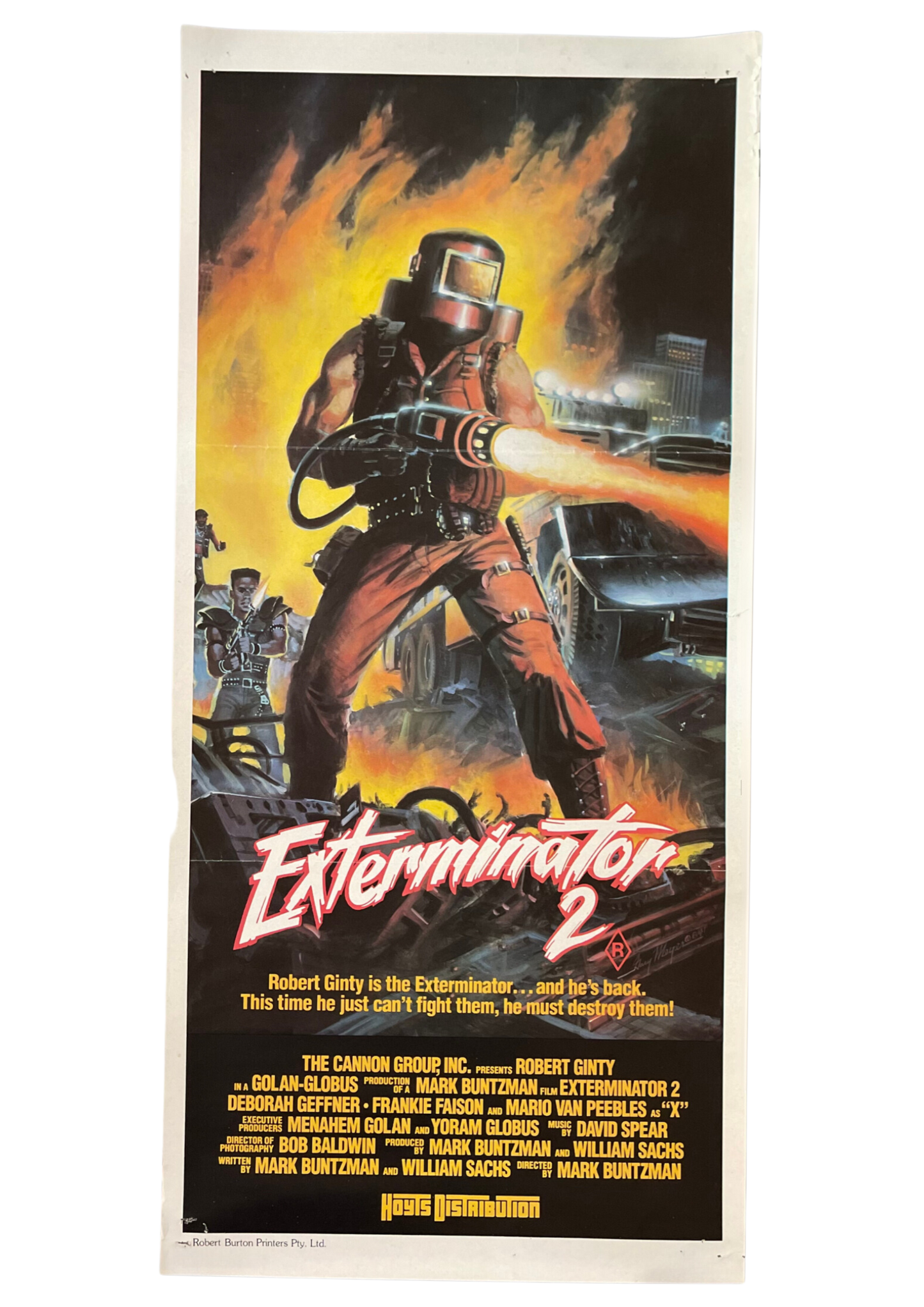 Exterminator 2 (1984)- Daybill