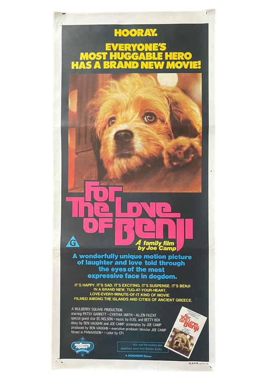 For The Love Of Benji (1977) - Daybill