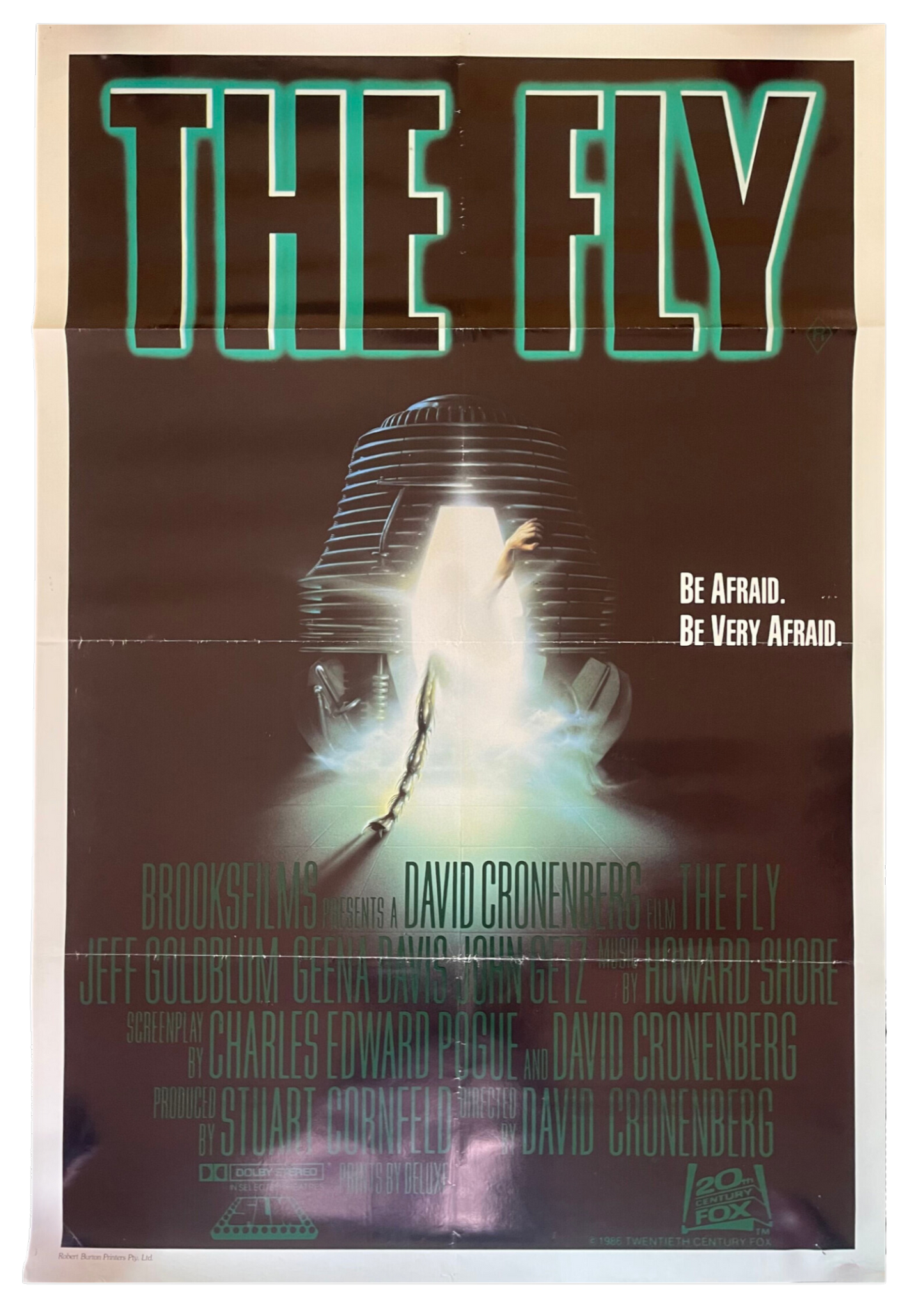 The Fly (1986) - One Sheet