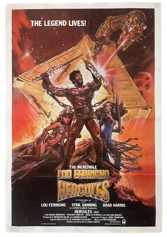 Hercules (1983) Lou Ferrigno - One Sheet