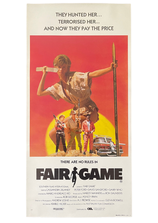 Fair Game (1986) - Daybill