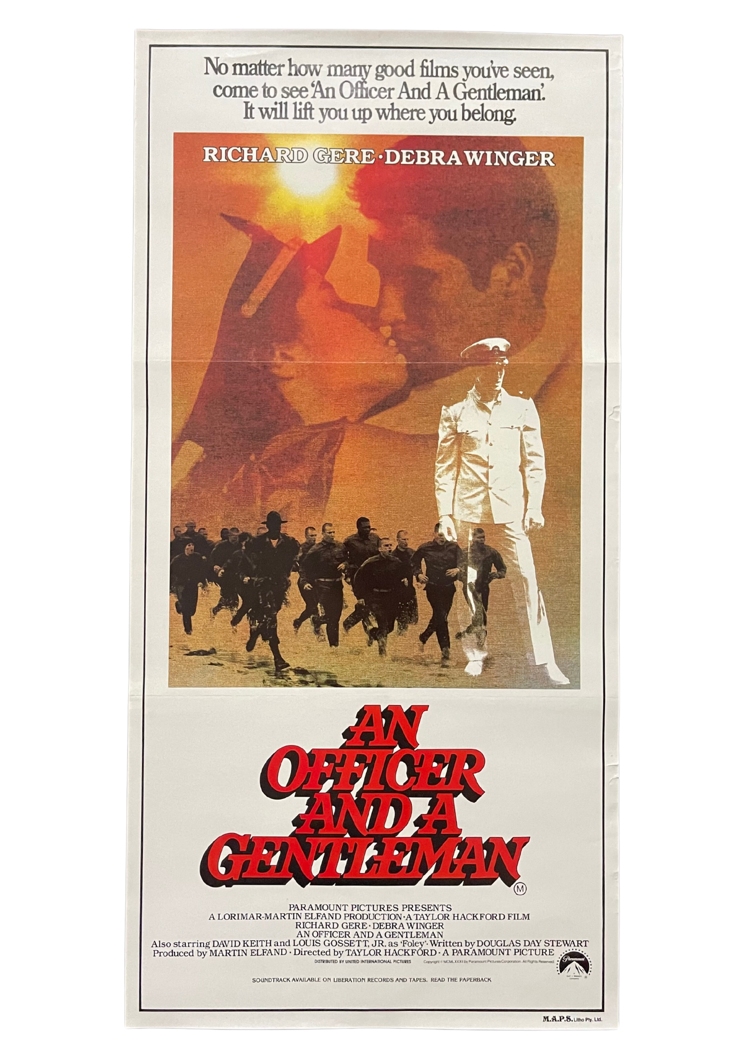 An Officer and a Gentleman (1982) - Daybill