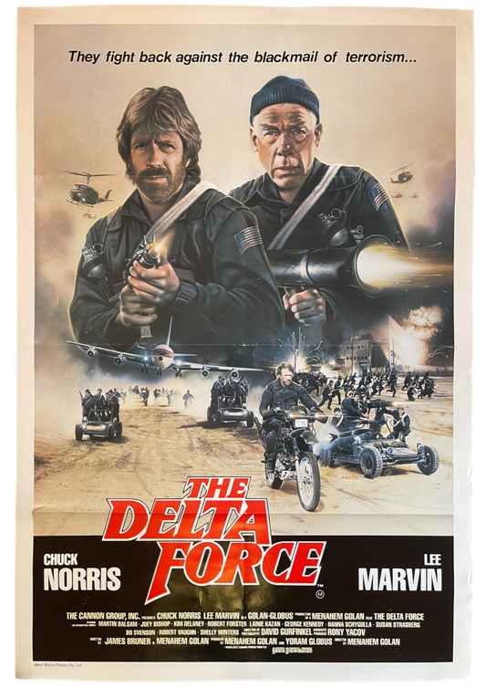 The Delta Force (1986) Chuck Norris - One Sheet