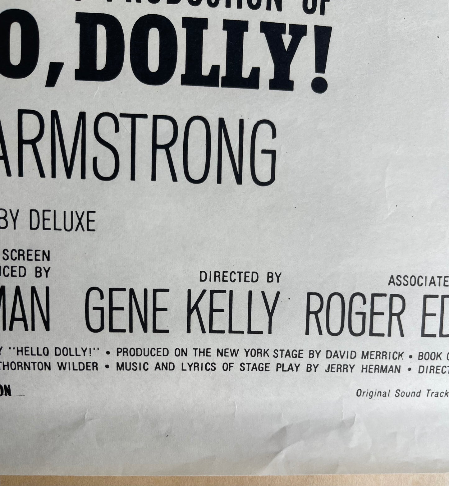 Hello, Dolly! (1969) - Daybill