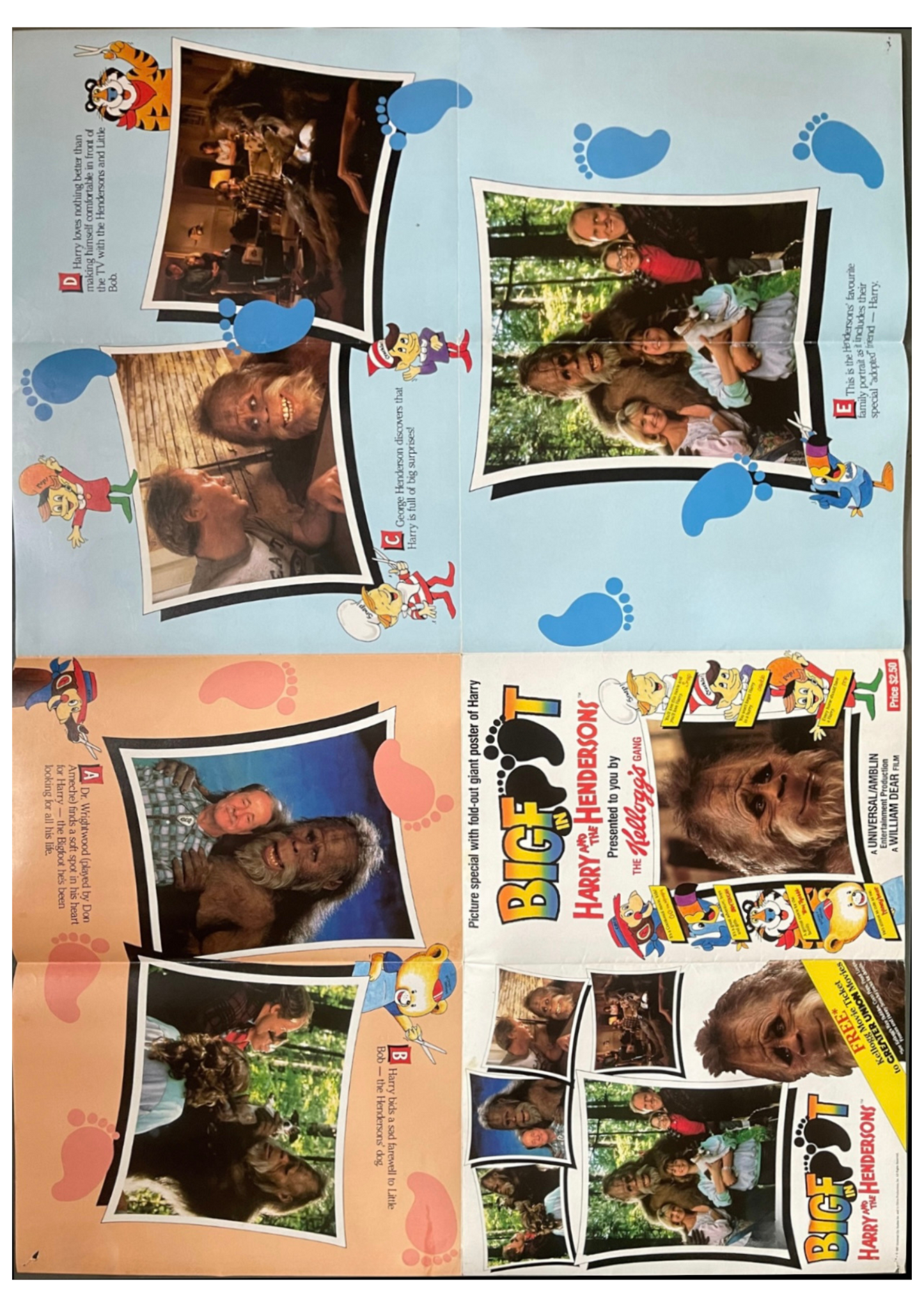 Bigfoot in Harry and the Henderson’s (1987) - One Sheet