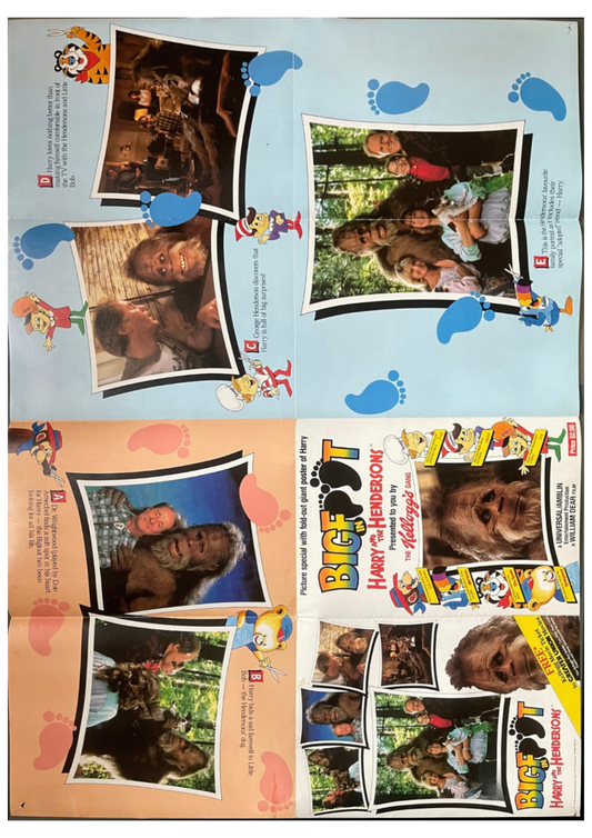 Bigfoot in Harry and the Henderson’s (1987) - One Sheet