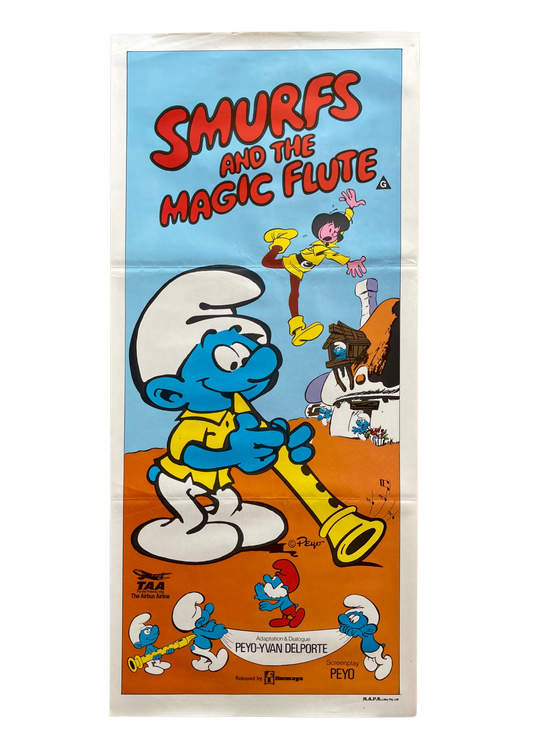 Smurf And The Magic Flute (1976) - Daybill