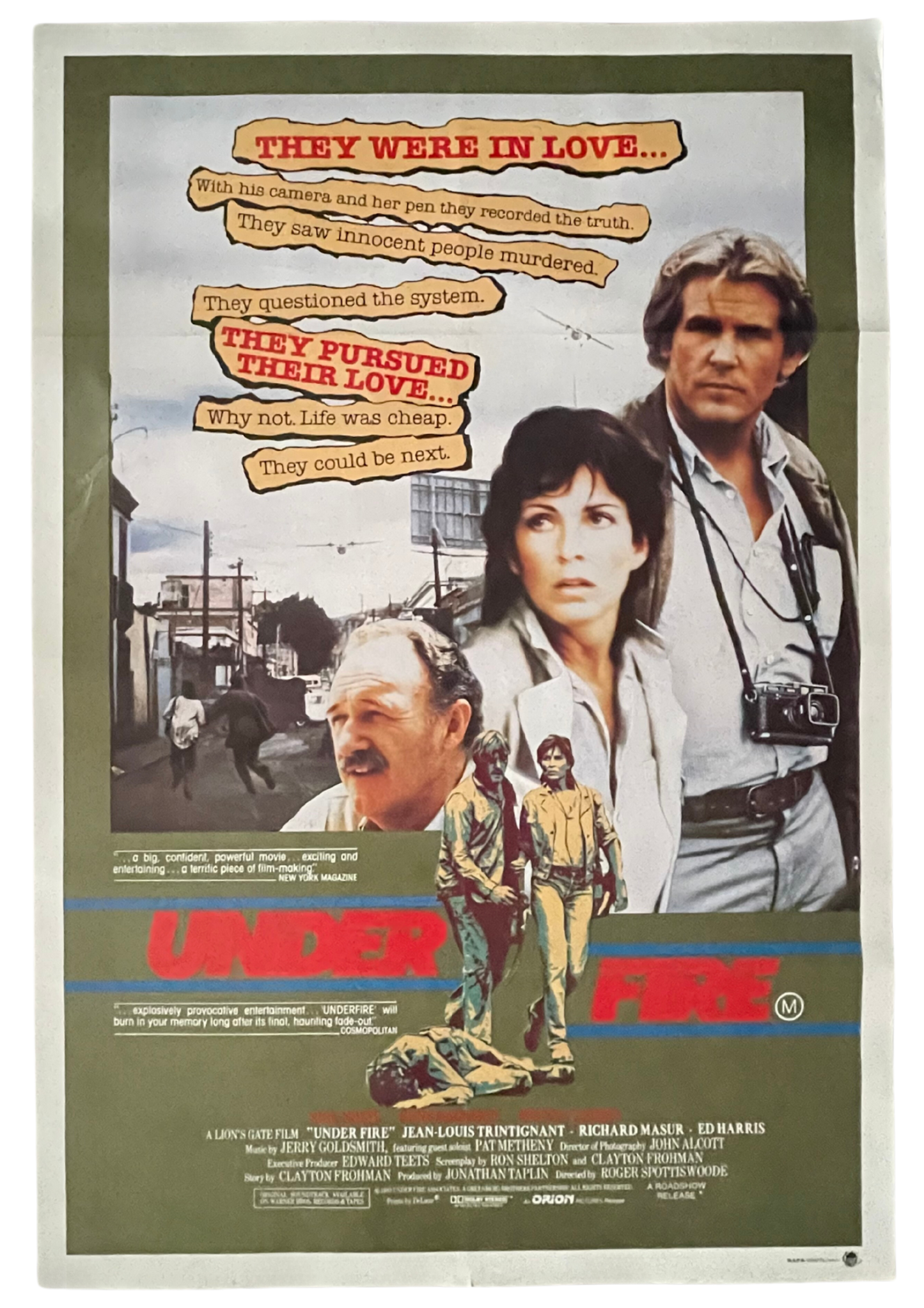 Under Fire (1983) - One Sheet