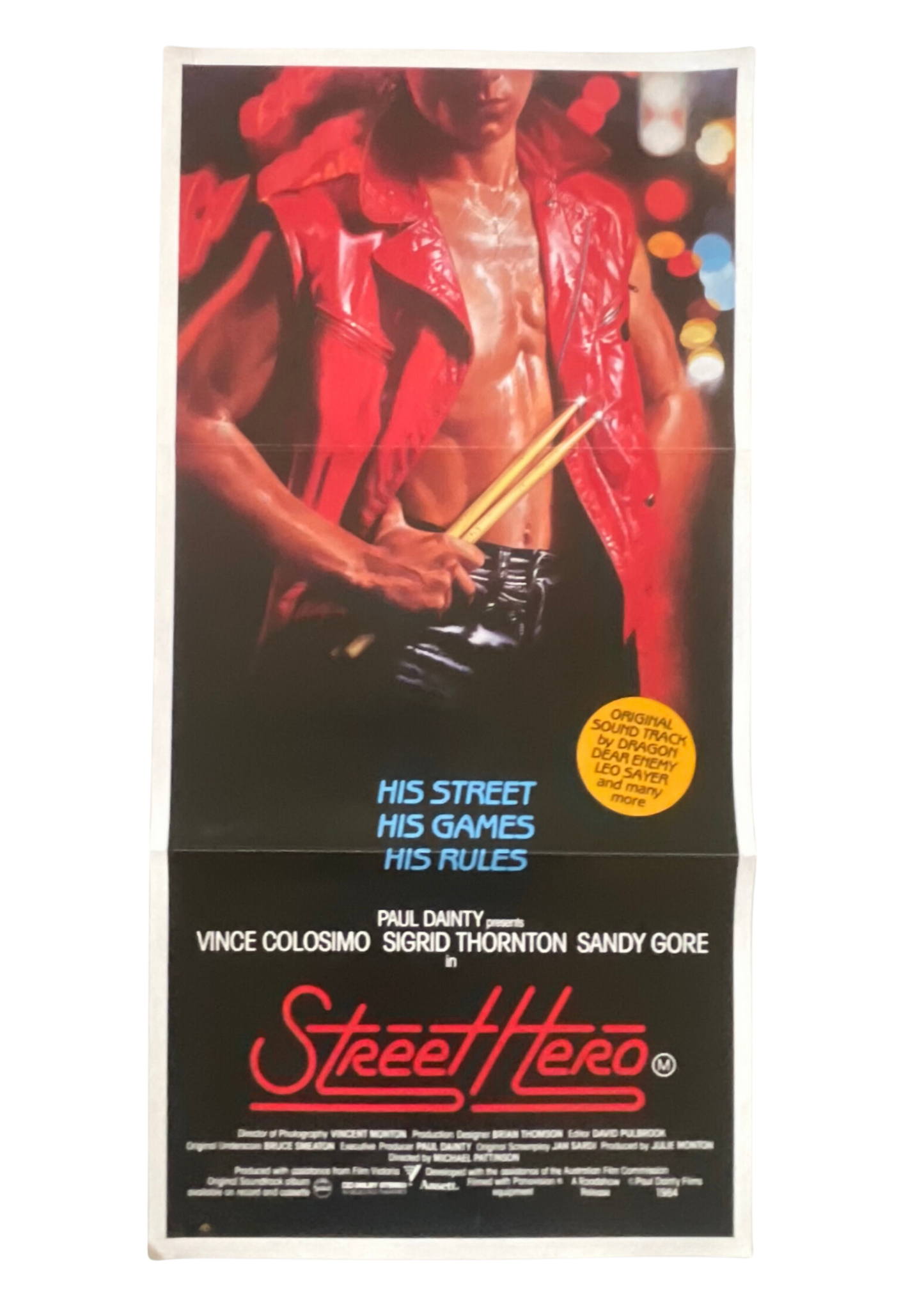 Street Hero (1984) - Daybill
