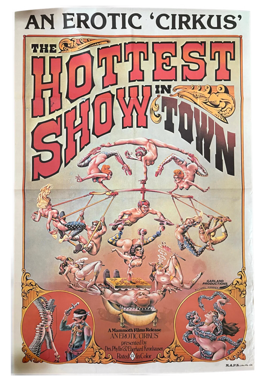 An Erotic 'Cirkus' The Hottest Show in Town (1974) - One Sheet
