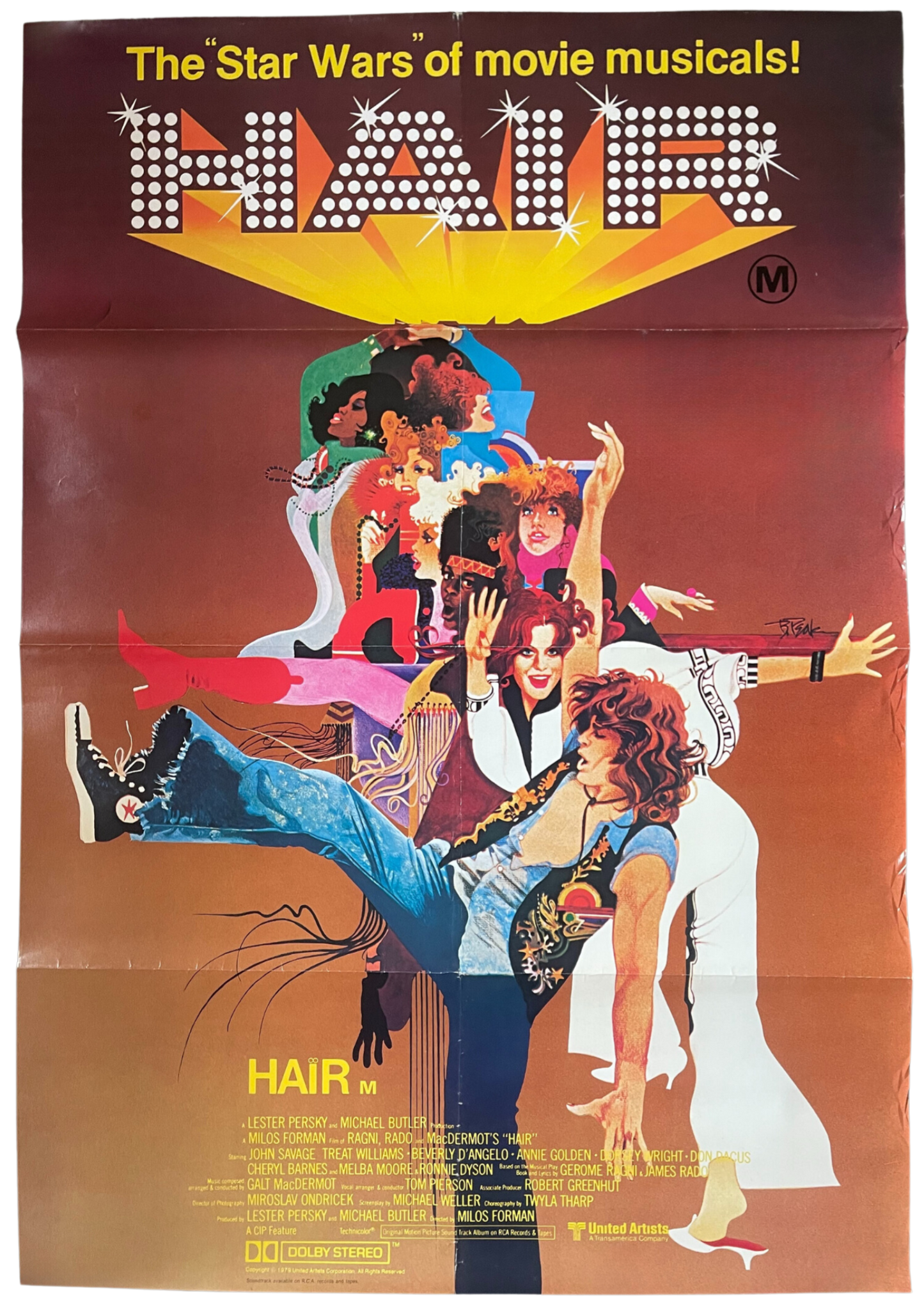 Hair - The Musical (1979) - One Sheet