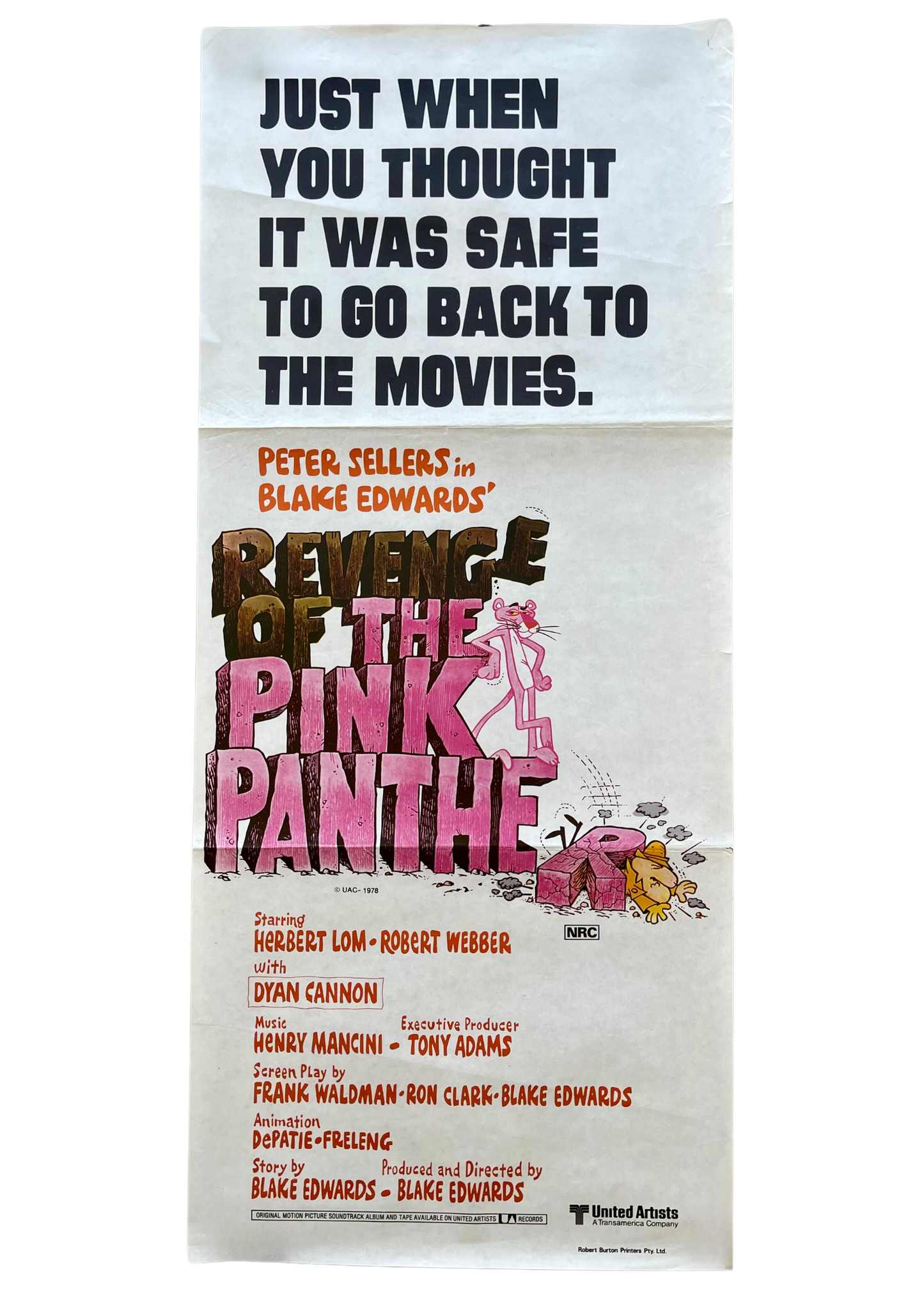 Revenge of the Pink Panther (1978) - Daybill