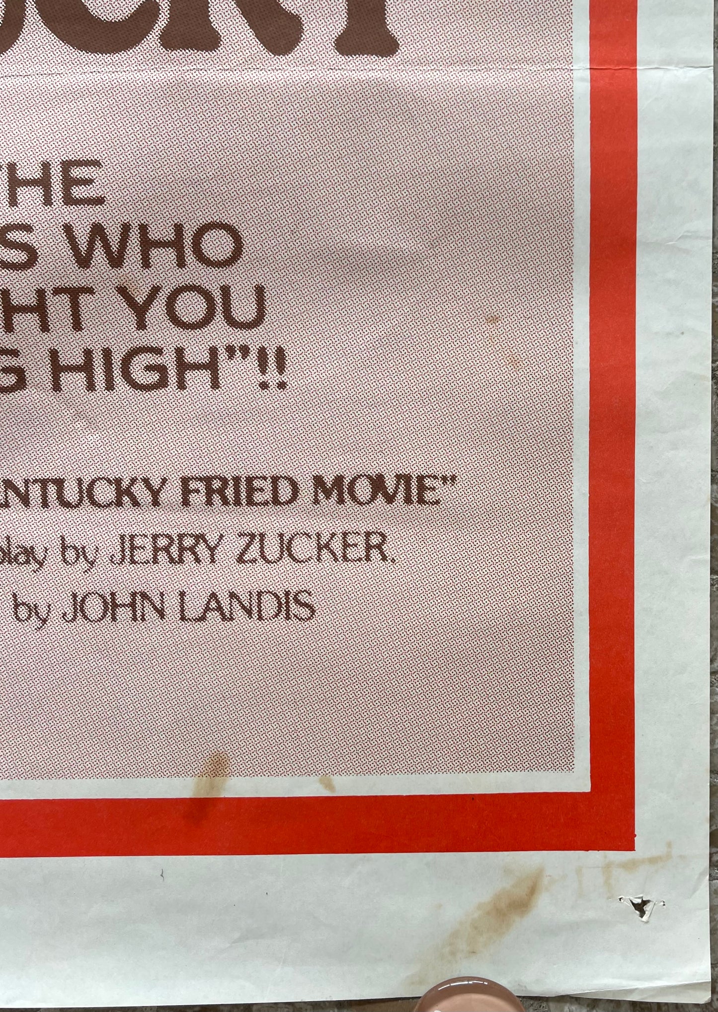 Kentucky Fried Movie (1977)- One Sheet