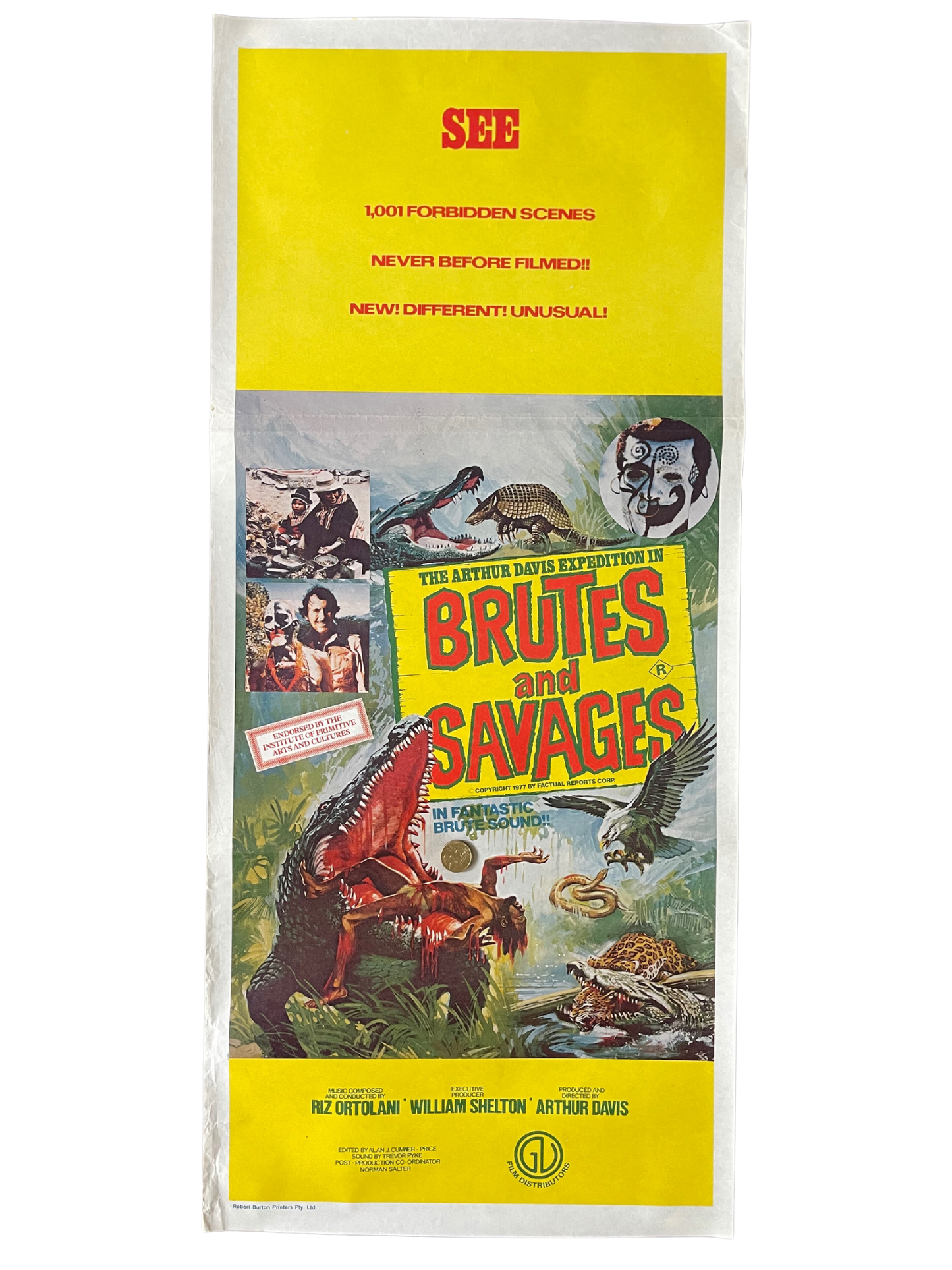 Brutes and Savages (1978) - Daybill