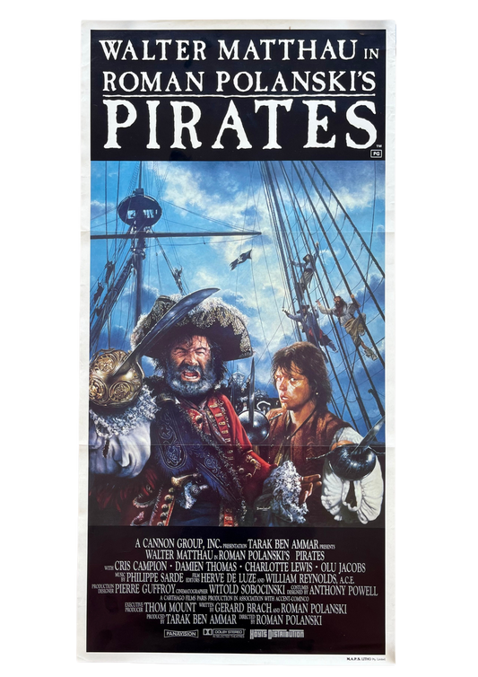 Roman Polanski's Pirates (1986) - Daybill