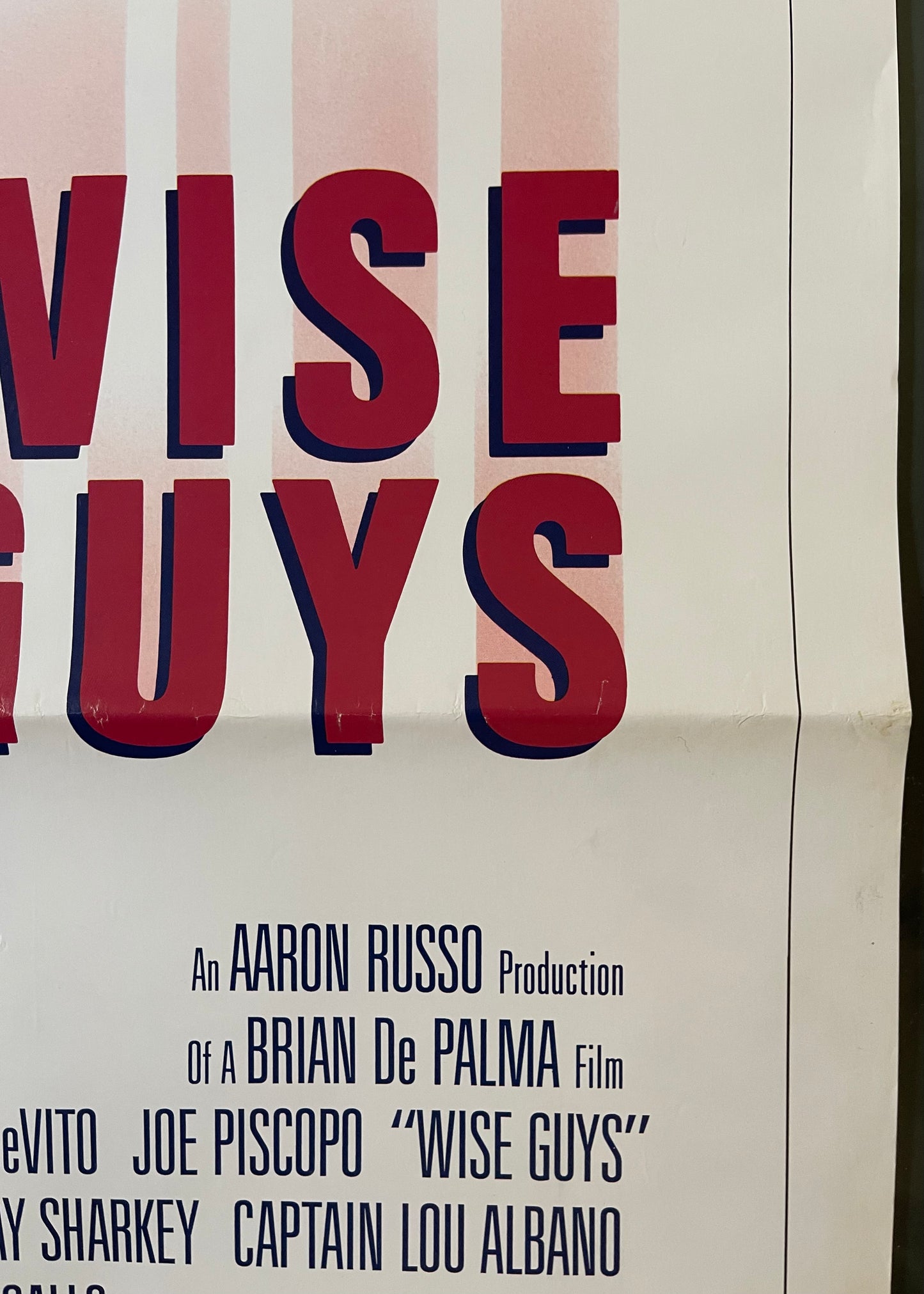Wise Guys (1986) - One Sheet